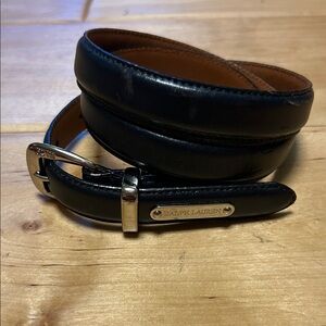Ralph Lauren Navy Leather women’s Belt